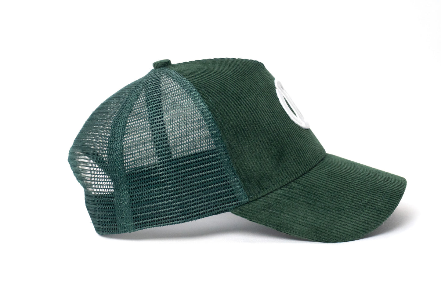Corduroy Court Cap - Forest Green