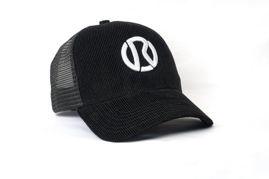 Corduroy Court Cap - Black