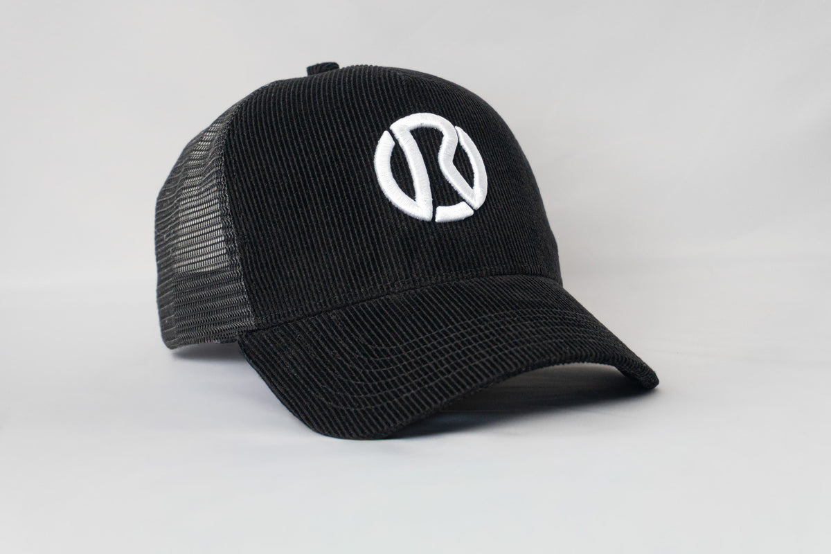 Corduroy Court Cap - Black