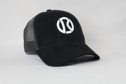 Corduroy Court Cap - Black