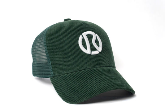 Corduroy Court Cap - Forest Green