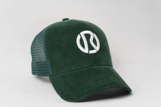 Corduroy Court Cap - Forest Green